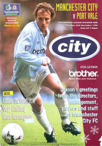 Manchester City v Port Vale 1996/97